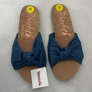 Jean sandals